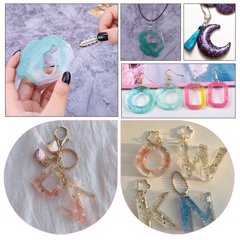 Vise bor tangan untuk Epoxy Resin Jewelry Making DIY