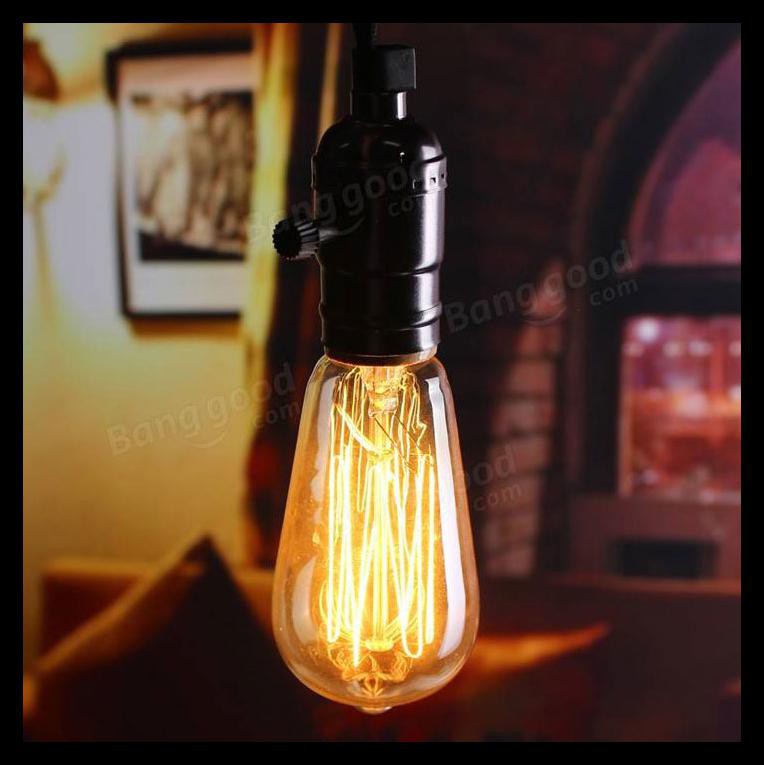 YNL Lampu Pijar Vintage Model Bohlam Edison - 40W - ST64