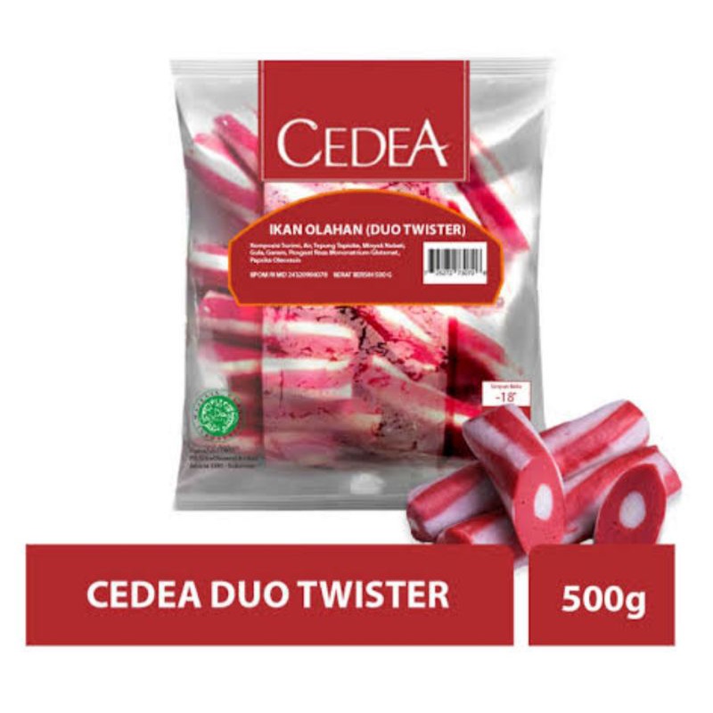 

OLAHAN IKAN CEDEA DUO TWISTE DAN FLOWER TWISTER 500GR