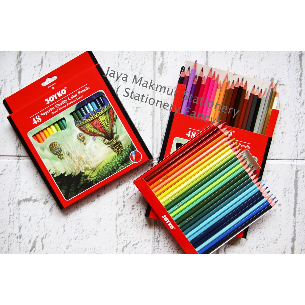 Pensil Warna Joyko Superior Quality 48 Warna CP-0127 (1 Set)