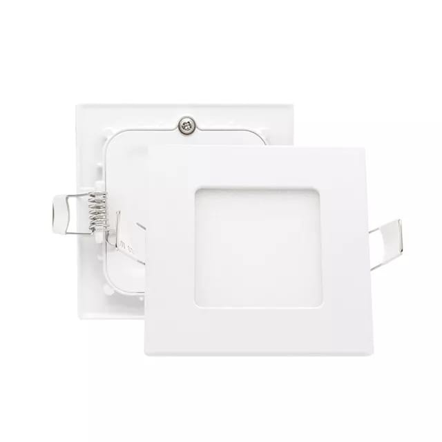 Lampu Downlight LED 3W 7W panel 3Watt Kotak Square Bulat 3 watt w inbow putih kuning Hias Plafon