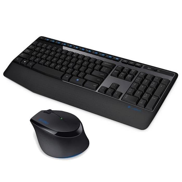 KEYBOARD &amp; MOUSE LOGITECH WIRELES MK345/Combo/MK 345 - Hitam