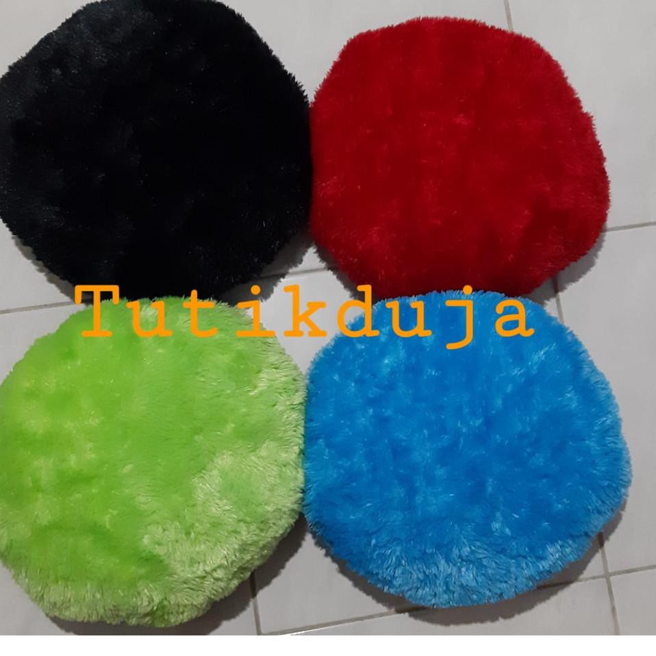 TEERLARIS BANTAL BULAT RASFUR BANTAL SOFA BANTAL ALAS DUDUK BULU BOLAK BALIK