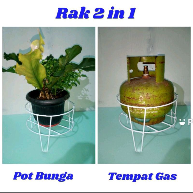Rak gas dudukan gas tempat gas