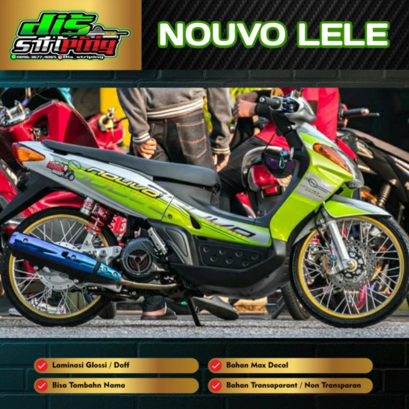Striping Nouvo Lele Transparan Custom