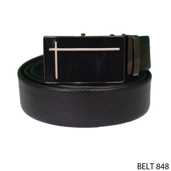 Ikat Pinggang Pria Semi Kulit Hitam – BELT 848