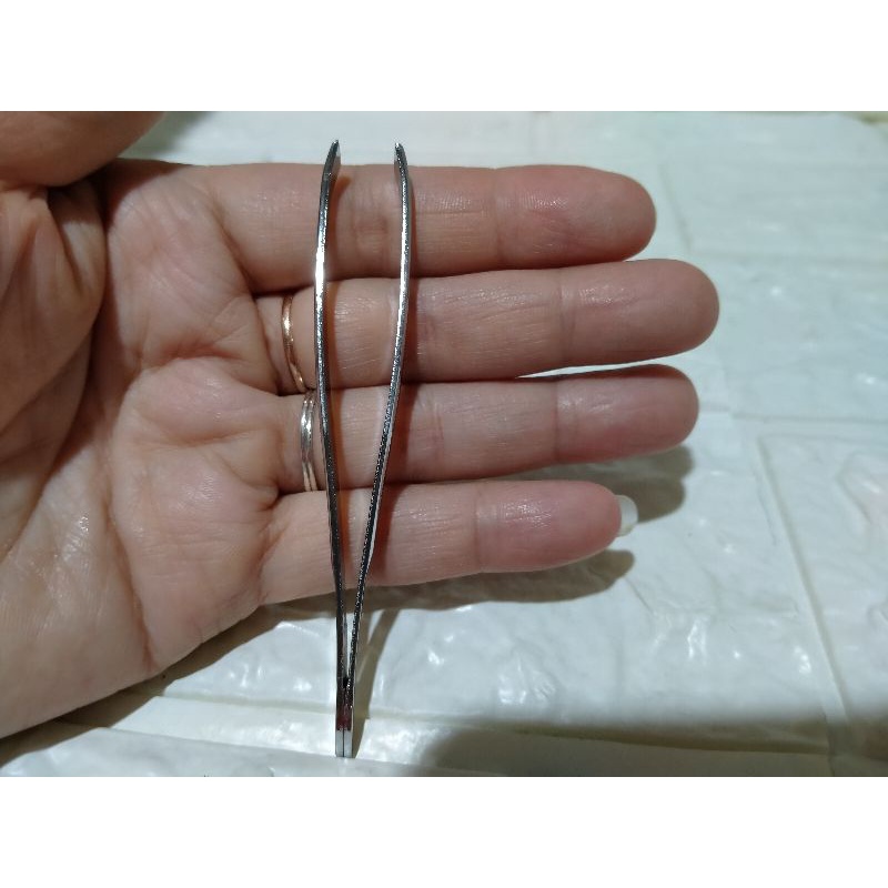 PINSET PENCABUT BULU ASLI PABRIK 777 KOREA SILVER