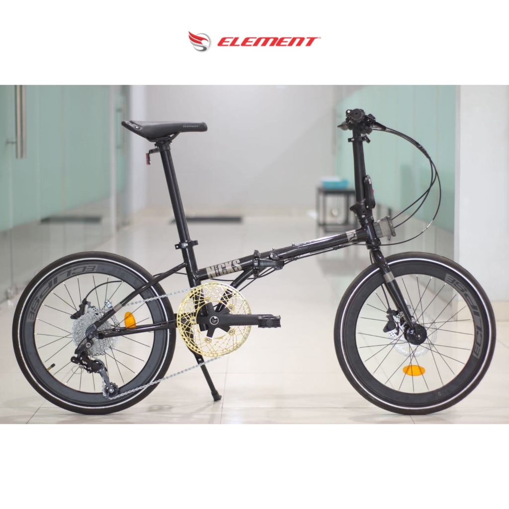 Sepeda Lipat Element Nicks 20 Inch 451 Chromoly 10 Speed