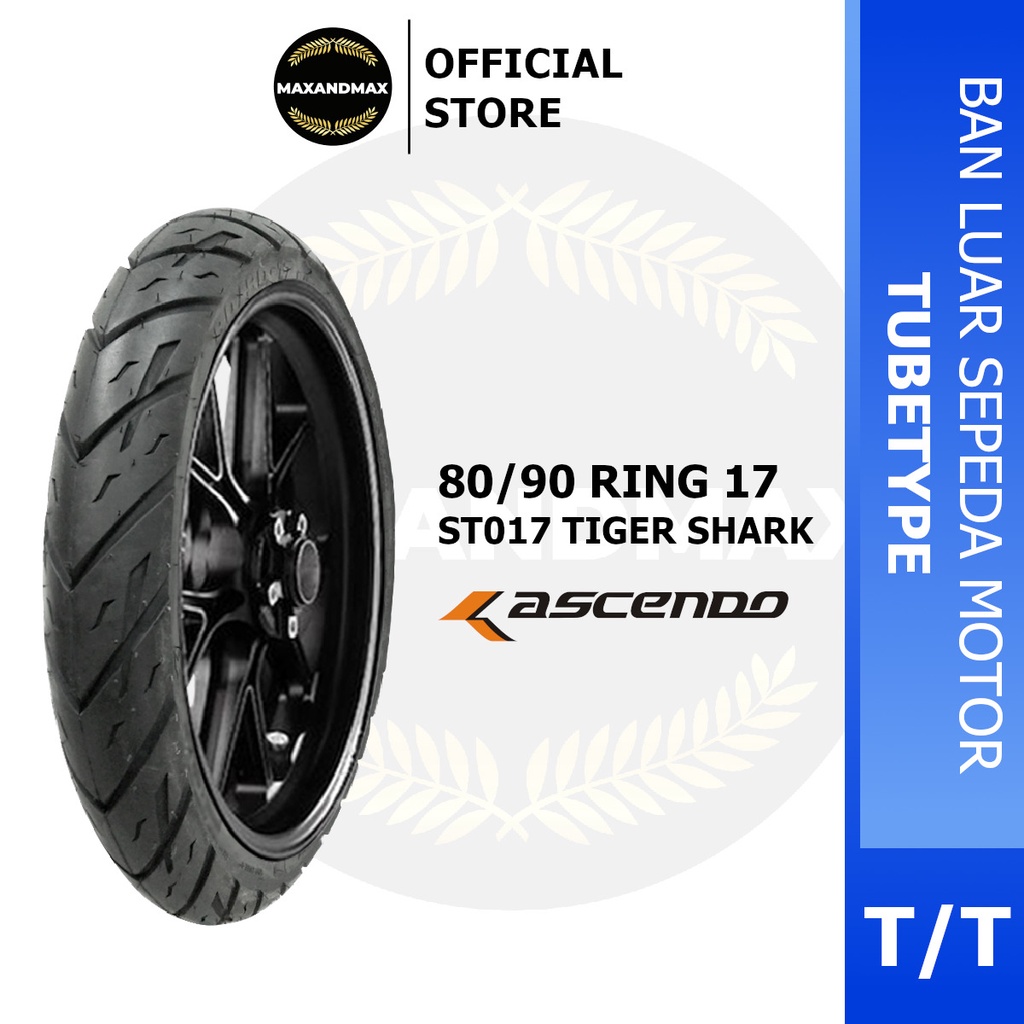 Ban Motor ASCENDO 80/90-17 ST017 TIGER SHARK Tubetype Ring 17