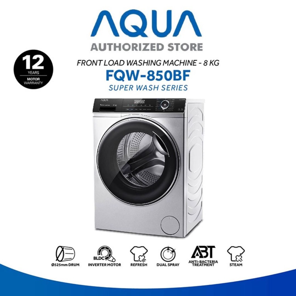 AQUA Japan Mesin Cuci Front Load 8Kg FQW-850BF