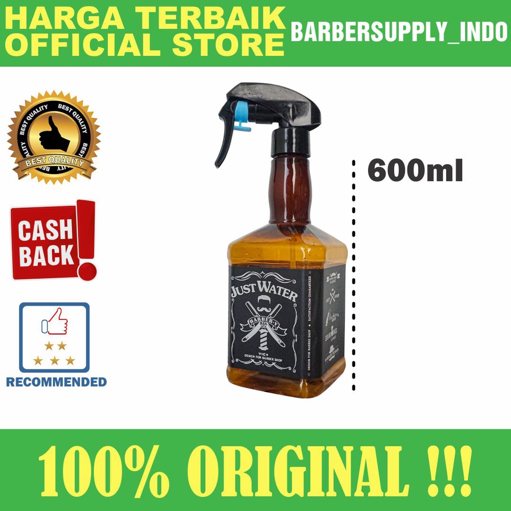 BOTOL SEMPROTAN AIR BARBER SALON BOTTLE WATER SPRAY JACK D JUST WATER