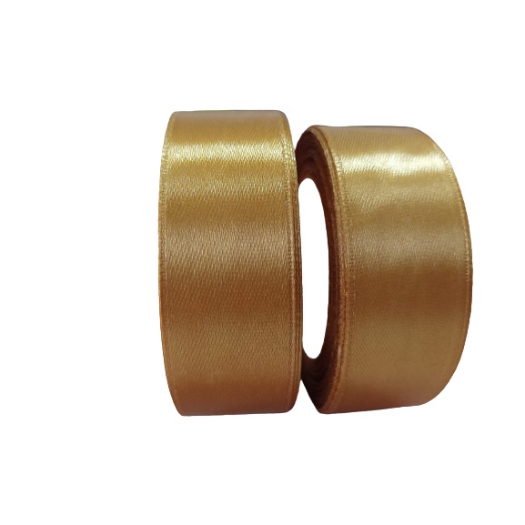 

Pita Satin Coklat Muda Ukuran 1 inch / 2,5cm Per Roll