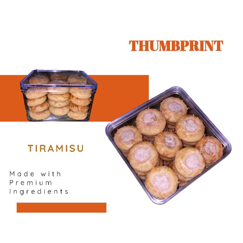 

KUKER KUE KERING LEBARAN/ THUMBPRINT TIRAMISU