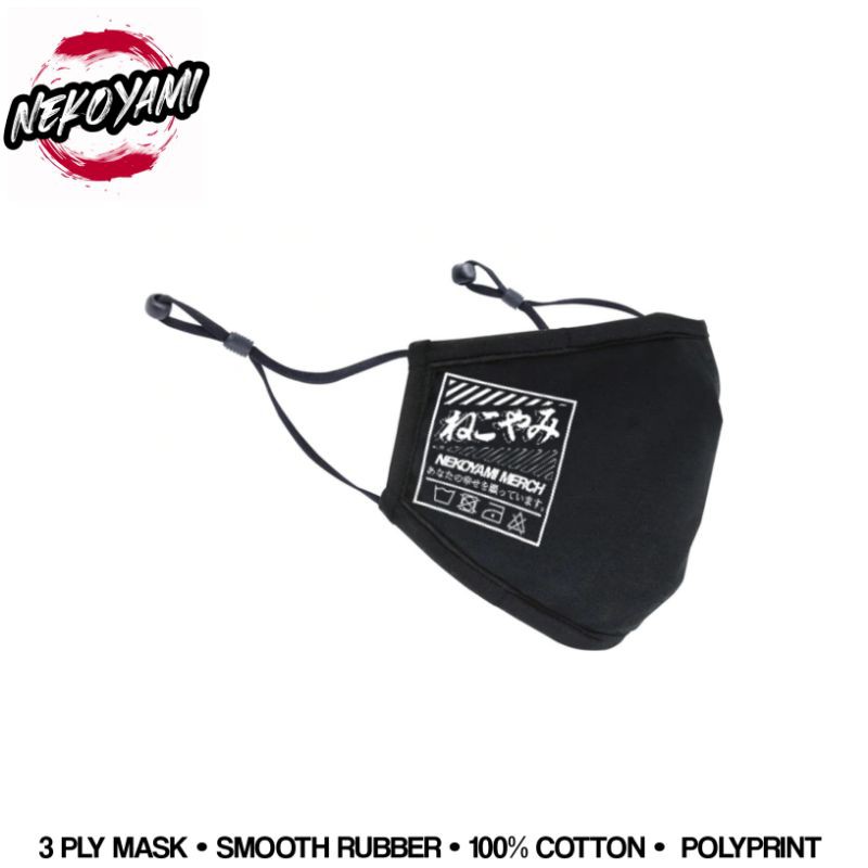 Masker kain 3ply By Nekoyami masker anime wibu
