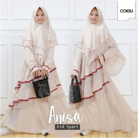 Baju Anak Gamis Anak Perempuan Usia 9-16 Tahun Baju Anak Perempuan Murah Model Baju Kekinian Lebaran