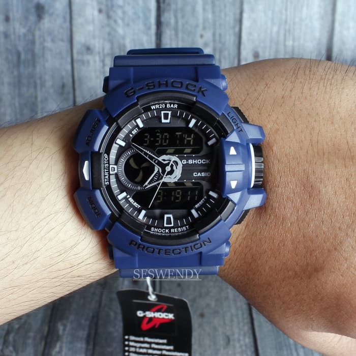 MURAH MERIAH PRODUK TERLARIS     Jam G Shock G mix GBA 400 Tali Biru dongker Navy Berkualitas