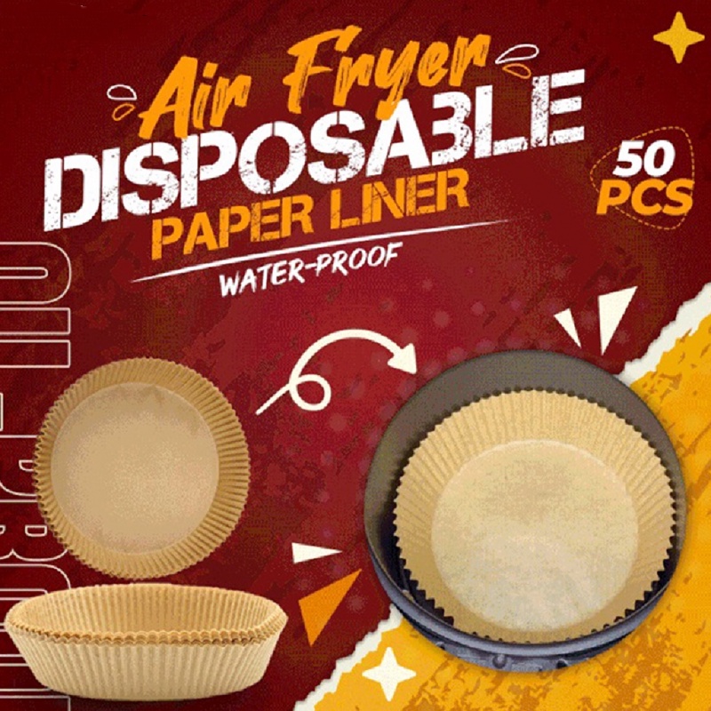 50pcs Kertas Penyerap Minyak Sekali Pakai Untuk Panci Penggorengan