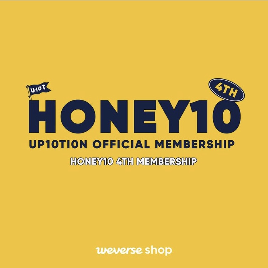 [UP10TION GLOBAL OFFICIAL FANCLUB HONEY 4TH MEMBERSHIP] - MEMBERSHIP | MEMBERSHIP KIT
