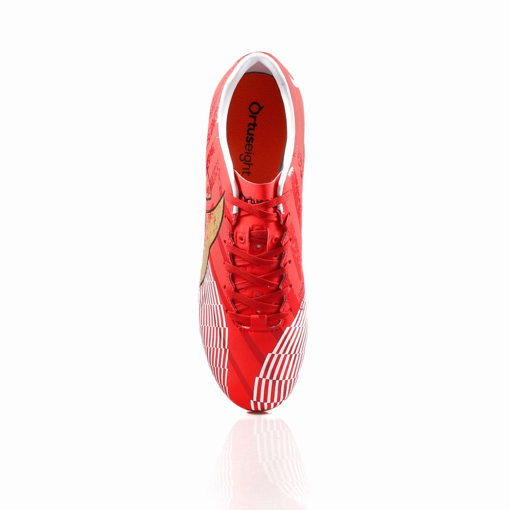 SEPATU BOLA ORTUSEIGHT IGNITE FG - Ortred White (100% ORIGINAL)