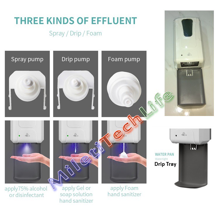 F1408 Automatic Soap Dispenser FOAM GEL SPRAY Hand Sanitizer Otomatis