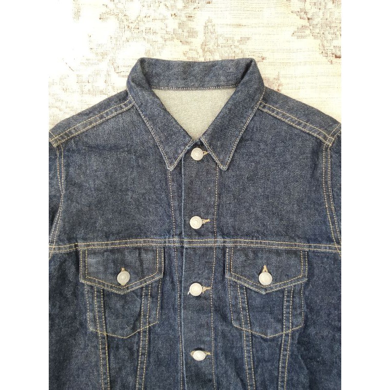 trucker jeans uniqlo second original
