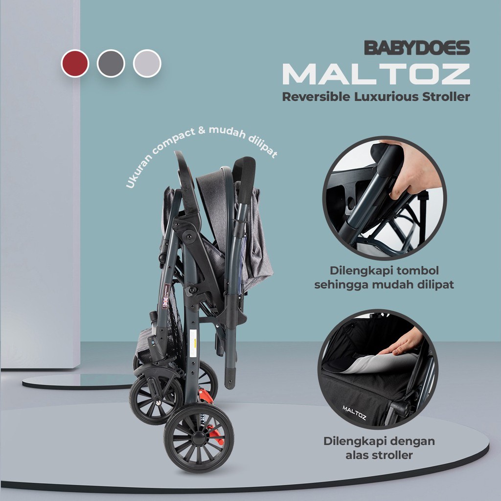 Baby Does  New Maltoz CH-BL 821SN Reversible Luxurious Stroller