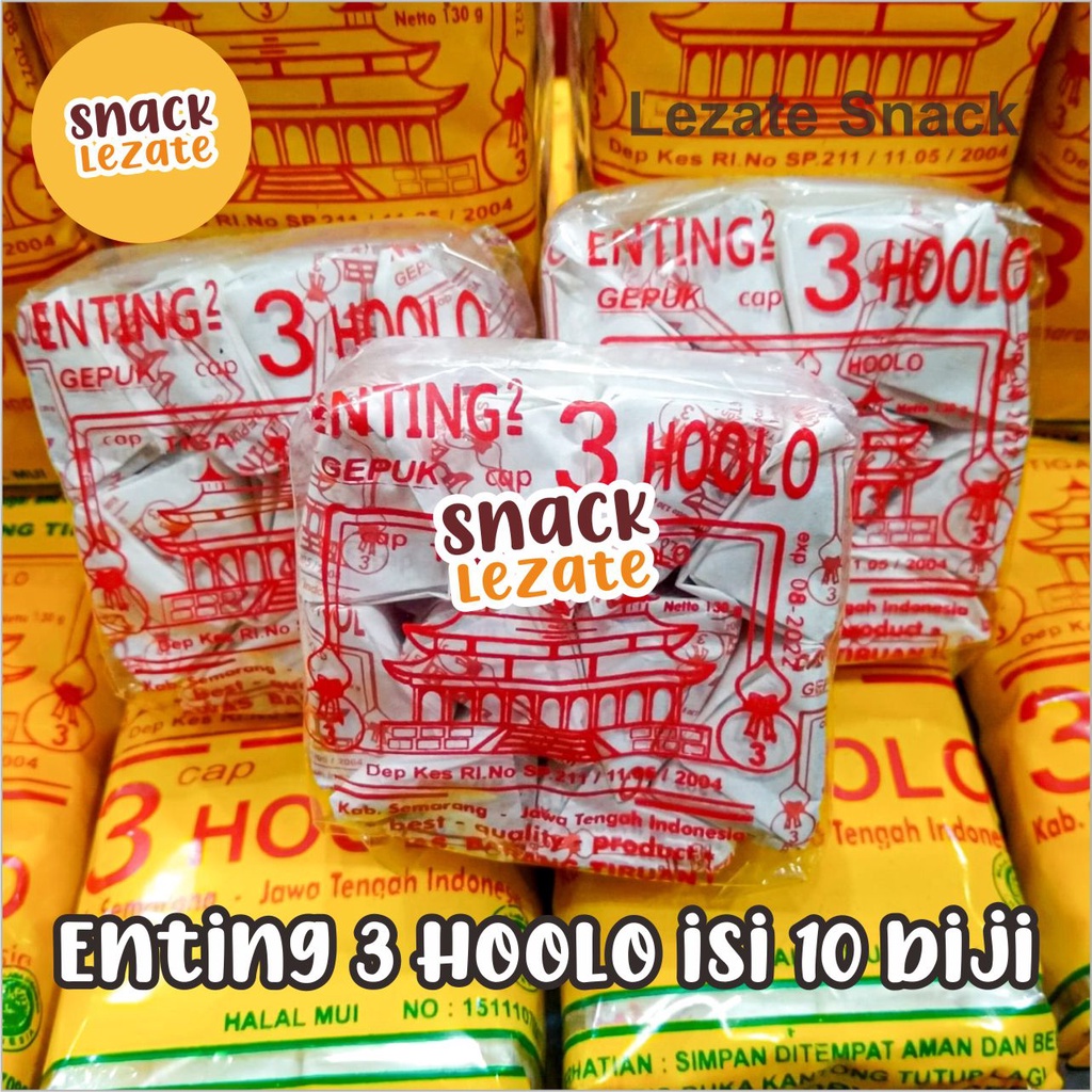 

Enting Gepuk Cap Klenteng 3 Hoolo Salatiga Isi 10 Biji / Enting Kacang Hoolo Enteng Gepuk Kacang Gula WAP SHOP