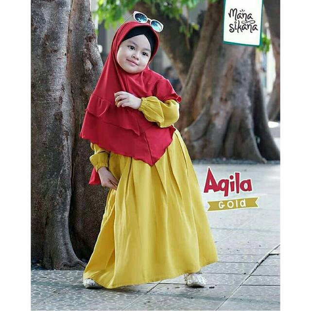 Gamis Anak Aqila Dress