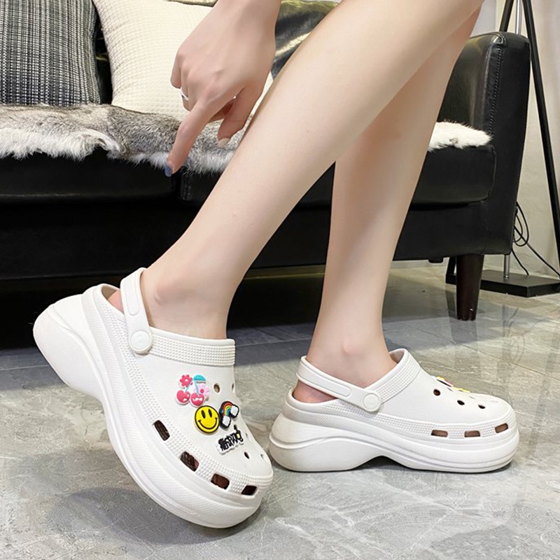 Sandal Karet Wanita Kekinian Women Sandals Lucu Hitz Dengan Aksesoris Unyu