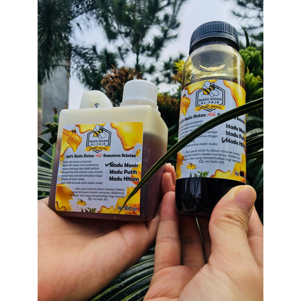 

MADU HITAM I MADU HUTAN AL-FAJR 100% MURNI, BERGARANSI