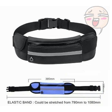 Highland Tas Pinggang Jogging/ Tas Lari/ Sabuk Lari/ Running Go Belt/Tahan Air/ Outdoor TPL01