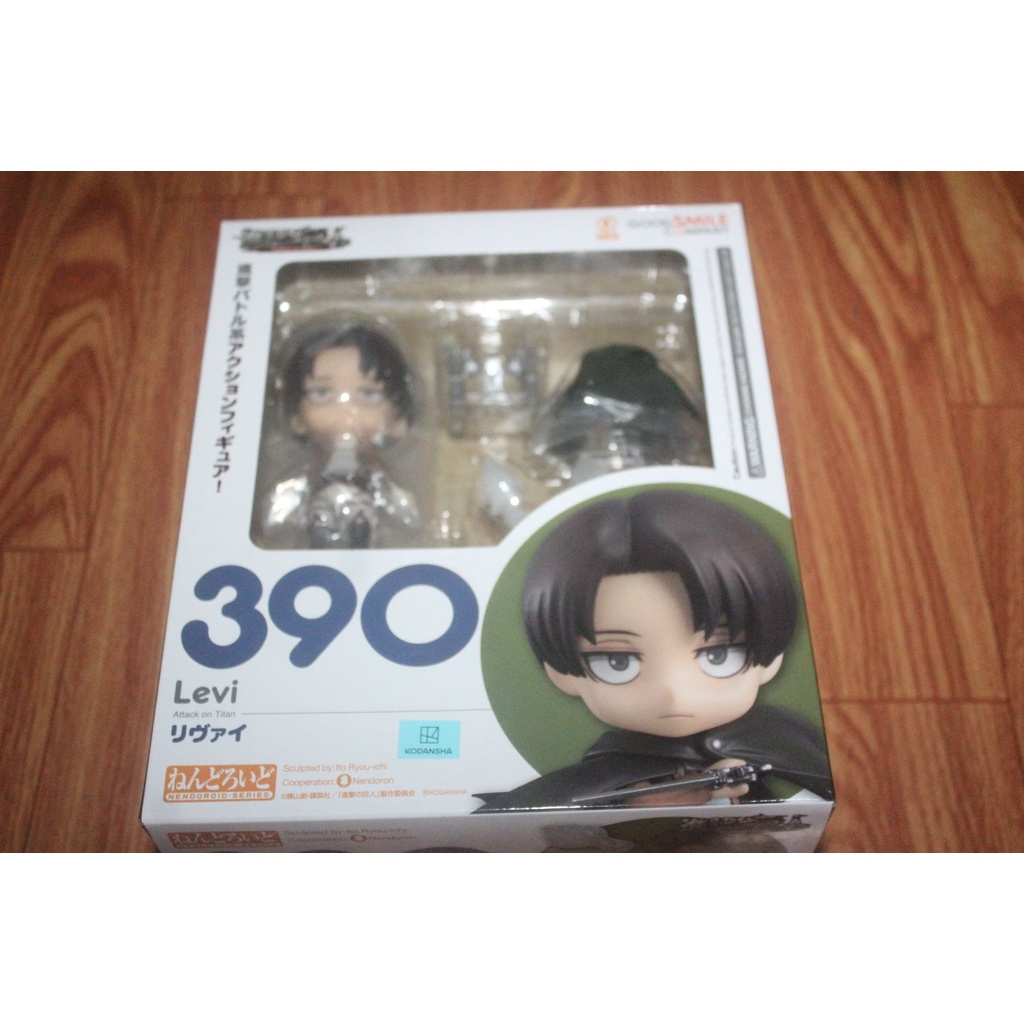 Nendoroid Figure Attack On Titan Shingeki no Kyojin Attack on Titan Levi Ackerman Official Original