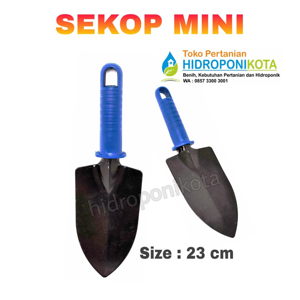 sekop mini - sekop kebun - garukan tanah - garpu tanah - alat berkebun - HHB