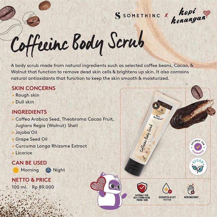 [SOMETHINC] Coffeeinc Body Scrub 100ML