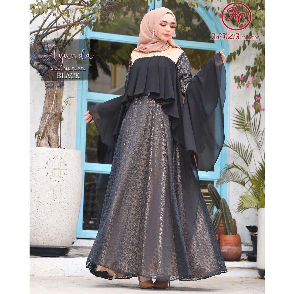 ( TERBARU ) GAUN PESTA AYUNDA MEWAH/ GAUN KEBAYA MODERN/ GAUN KONDANGAN MODEL PAYUNG/ GAUN PESTA PAY