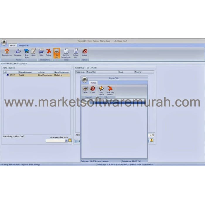 Software Penggajian Affix Payroll System