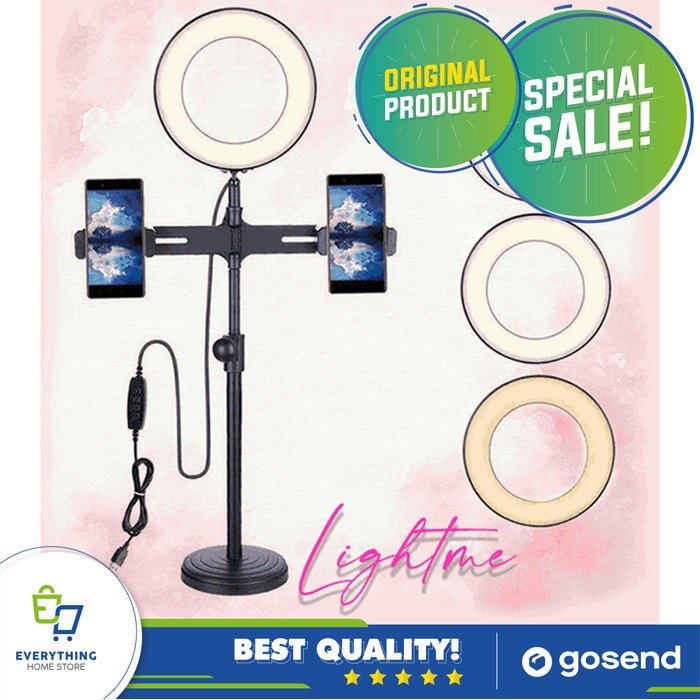 Lightme 1.0 ring light cocok untuk meeting tiktok dll