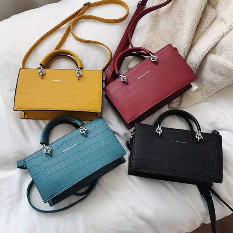 ready cod fashion tas wanita selempang  handbag kulit sintetis kualitas bagus import murah terbaru