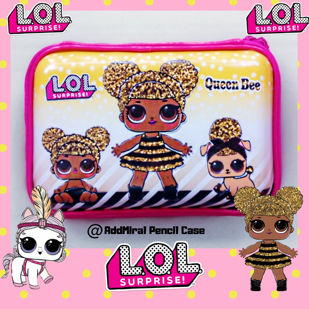 

Tempat pencil Pencil case kotak pensil model smiggle LOL QUEENBEE
