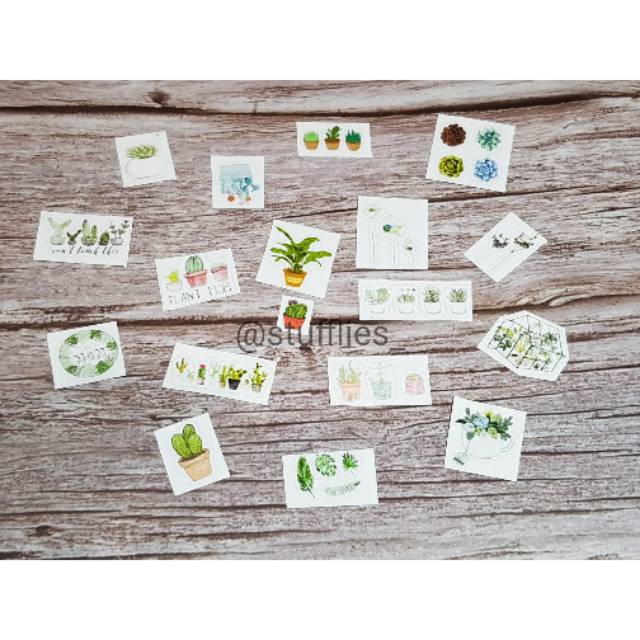 

aesthetic sticker pack: plants