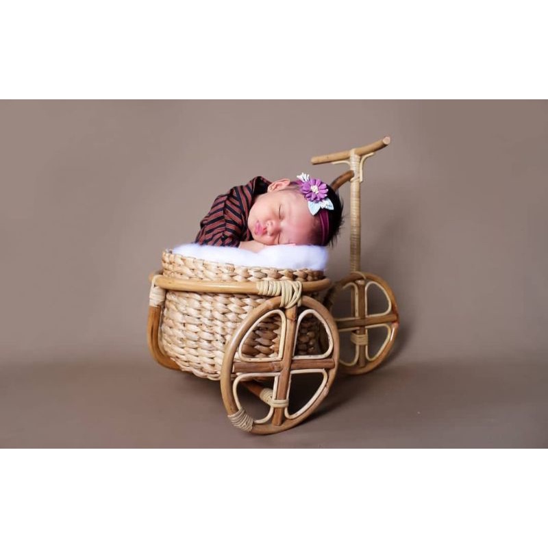 BABY PROPERTY / KERANJANG PROPERTY FOTO BAYI / ENCENG GONDOK - ROTAN / PHOTOSHOOT BABY NEW BORN