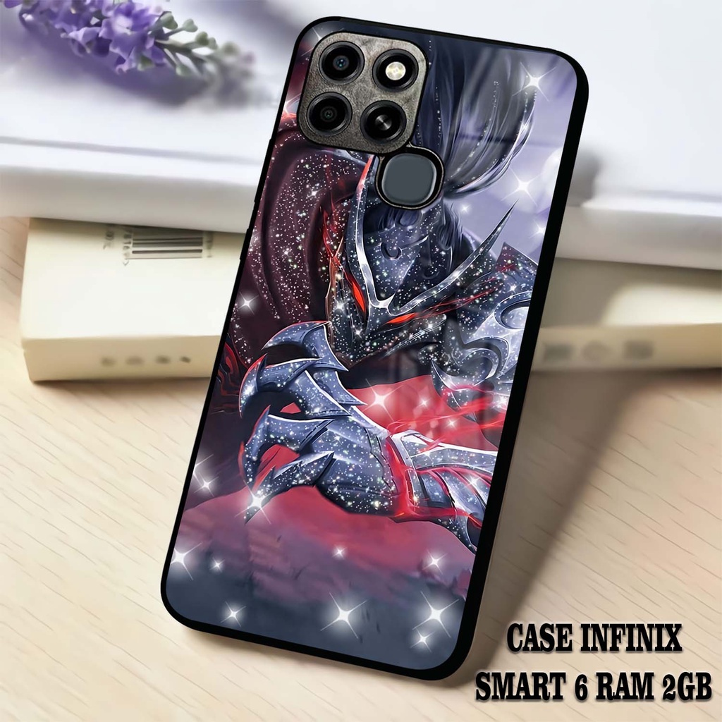 Case Kilau Infinix Smart 6 (Ram 2gb) | Smart6 | Casing Glossy | Pelindung Hp | Motif Mobile Legend