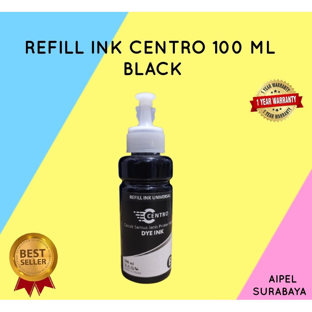 RIC100K | REFILL INK CENTRO 100 ML BLACK