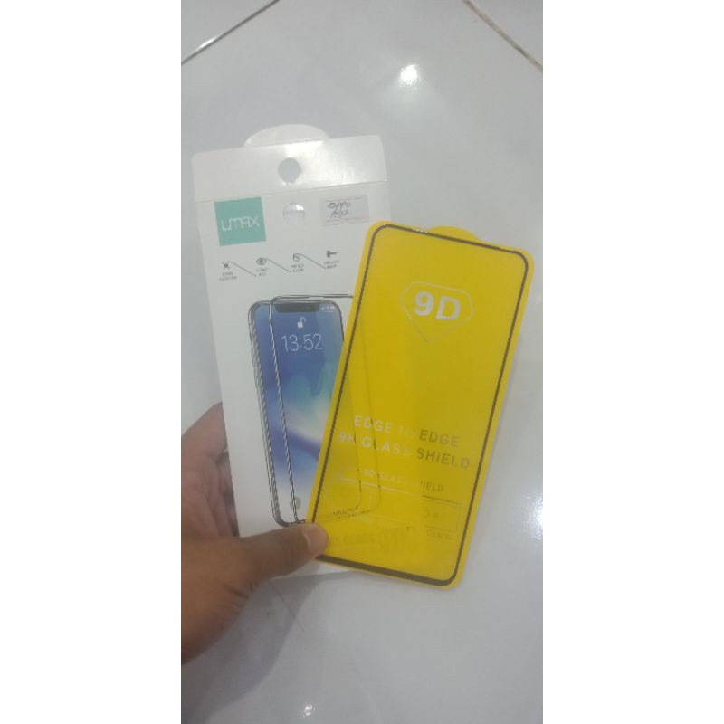 Satu paket Tempered glass full cover A92 &amp; lensa pelindung camera belakang oppo A92 protector kaca