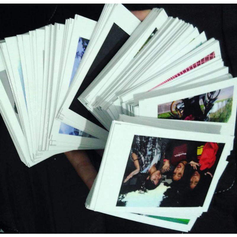 CETAK FOTO POLAROID LAMINASI GLOSSY BB (100FOTO)