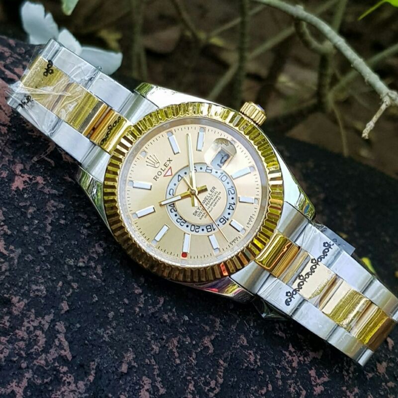 Jam Tangan Rolex Sky-Dweller 18 ct Everose Gold