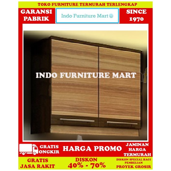 Kitchen Set Minimalis Lemari Dapur Set Sudut Atas Sucitra Kca 802 1