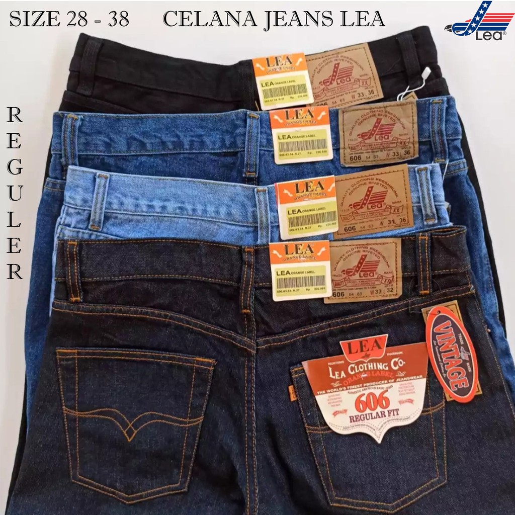 Celana Panjang Jeans Pria Standar lea, Lepis 505 Original / Celana Panjang Pria Standar