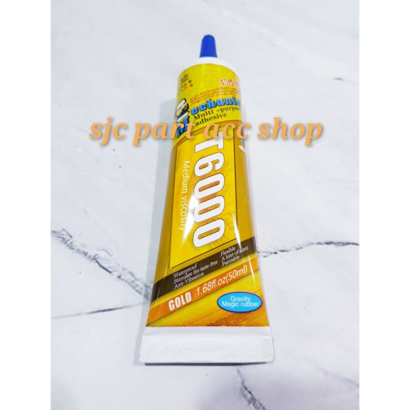 Lem Lcd Touchscreen Mechanic T6000 Medium Gold 50ml