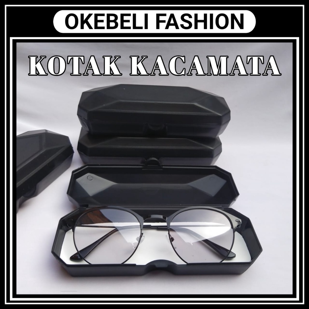 TERMURAH Kotak Kacamata Kacamata Pria Wanita Tahan Gores Dan Kokoh / Box Kacamata / Box Sunglasses